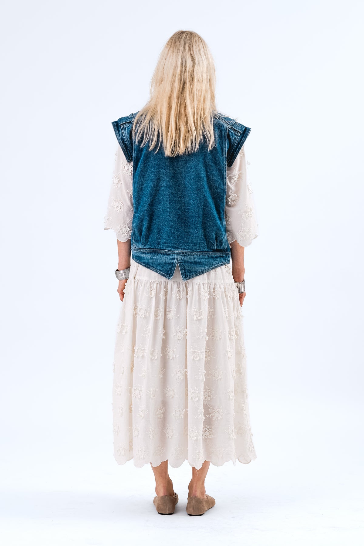TimorLL Midi Dress - Creme