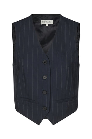 Lollys Laundry TorinoLL Vest SL Vest 27 Dark Navy