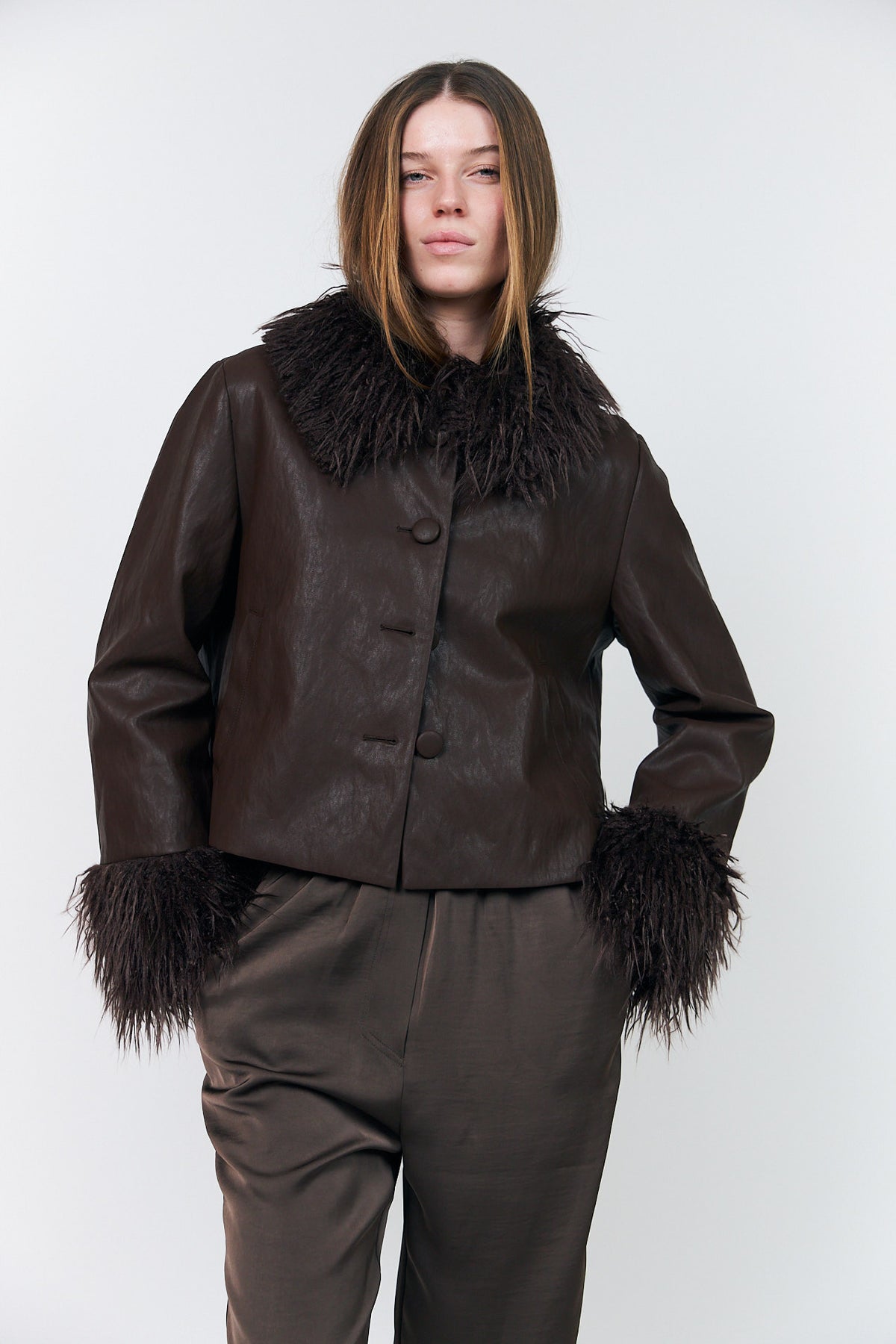 TracyLL Jacket - Brown