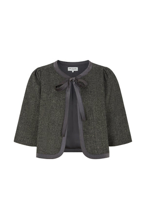 Lollys Laundry TrineLL Short Jacket Jacket 87 Dark Mokka