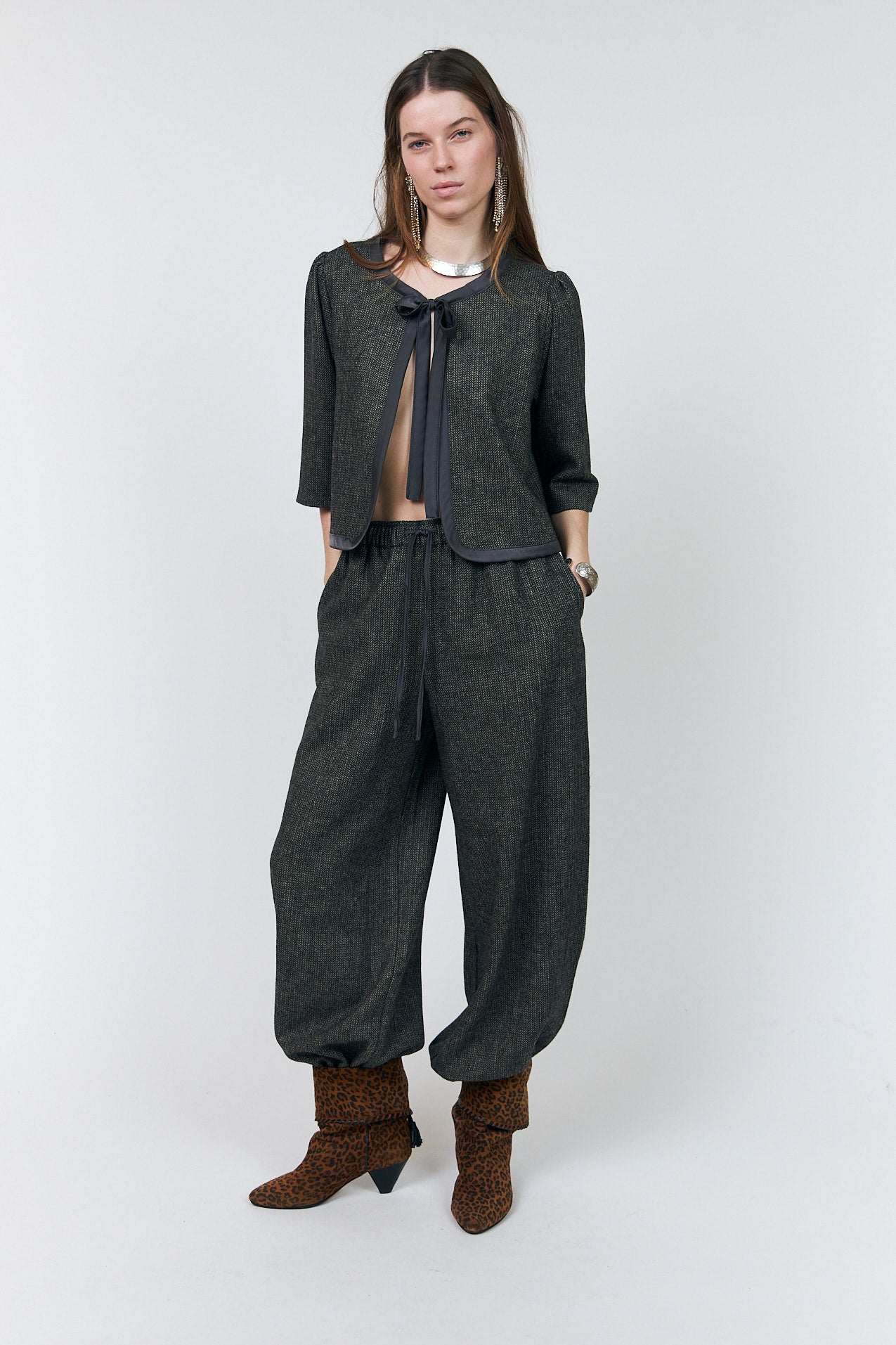 TrineLL Short Jacket - Dark Mokka