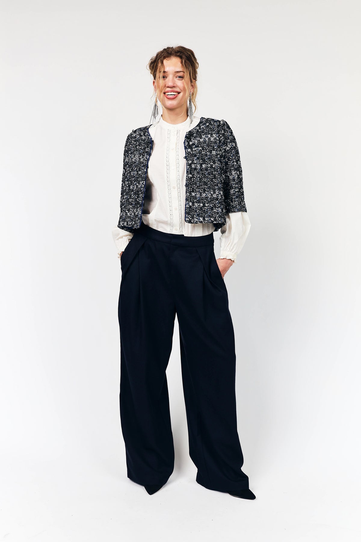 Lollys Laundry TrineLL Short Jacket Jacket  23 Dark Blue