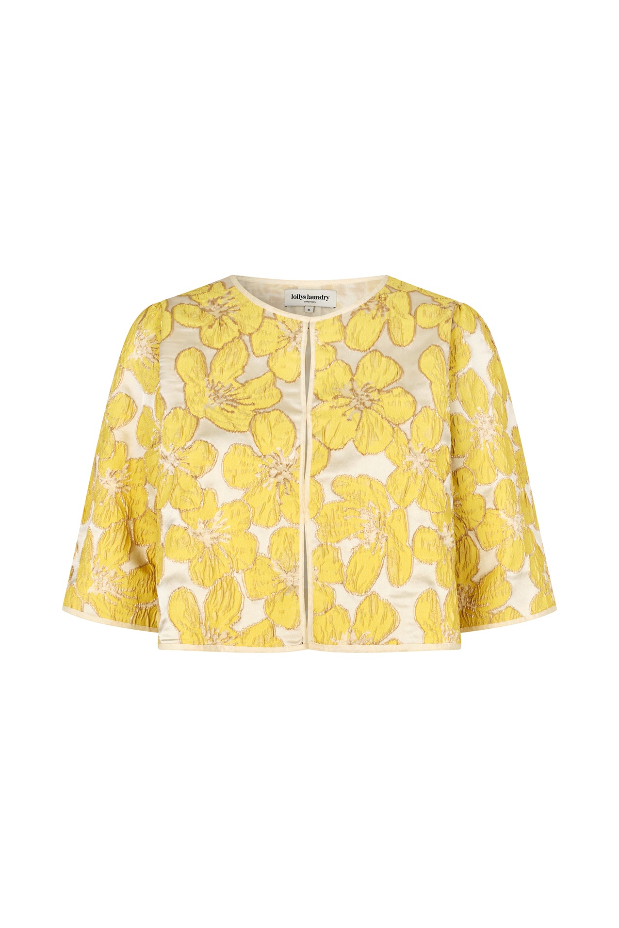 Lollys Laundry TrineLL Short Jacket 3/4 Jacket 93 Light Yellow