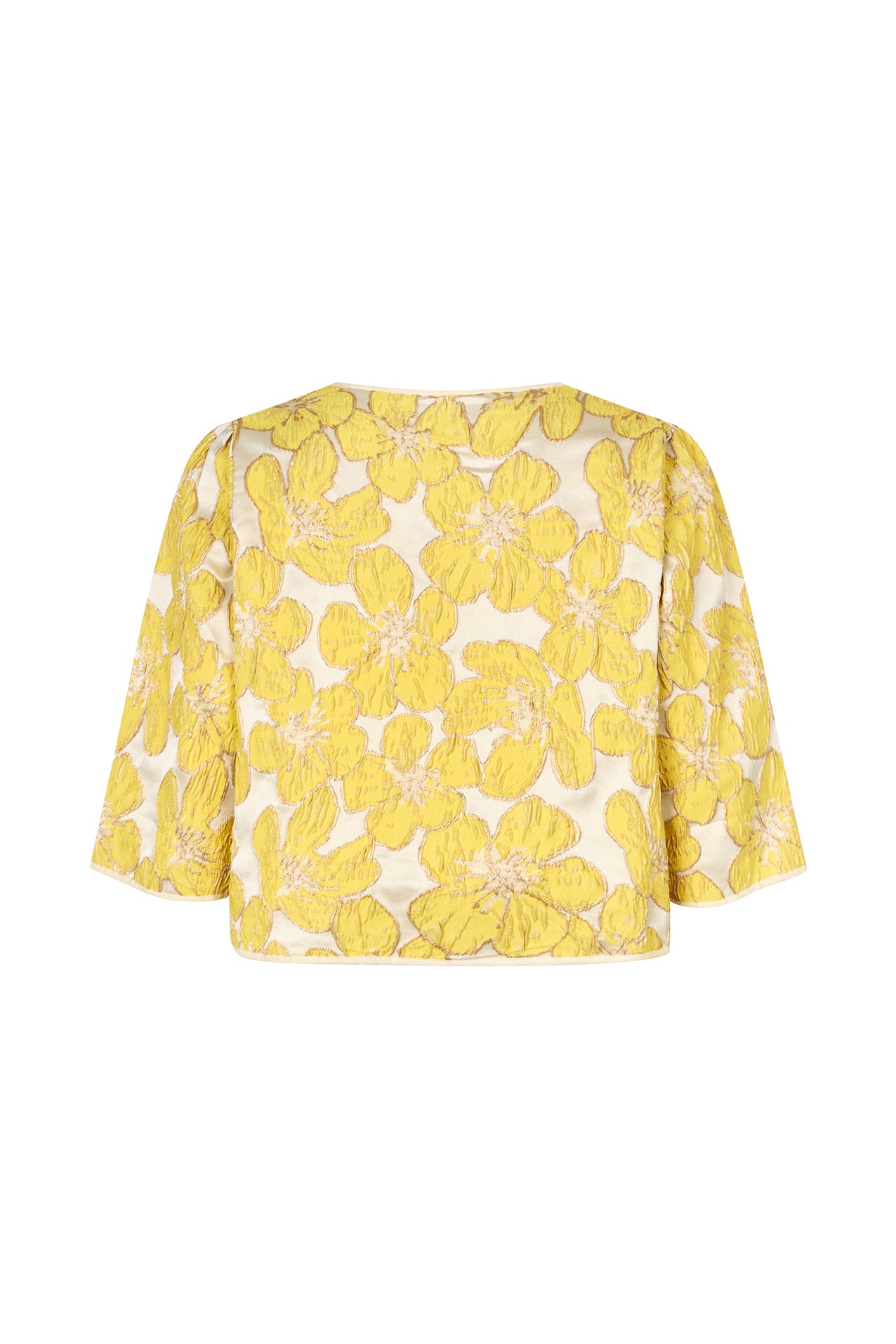 Lollys Laundry TrineLL Short Jacket 3/4 Jacket 93 Light Yellow