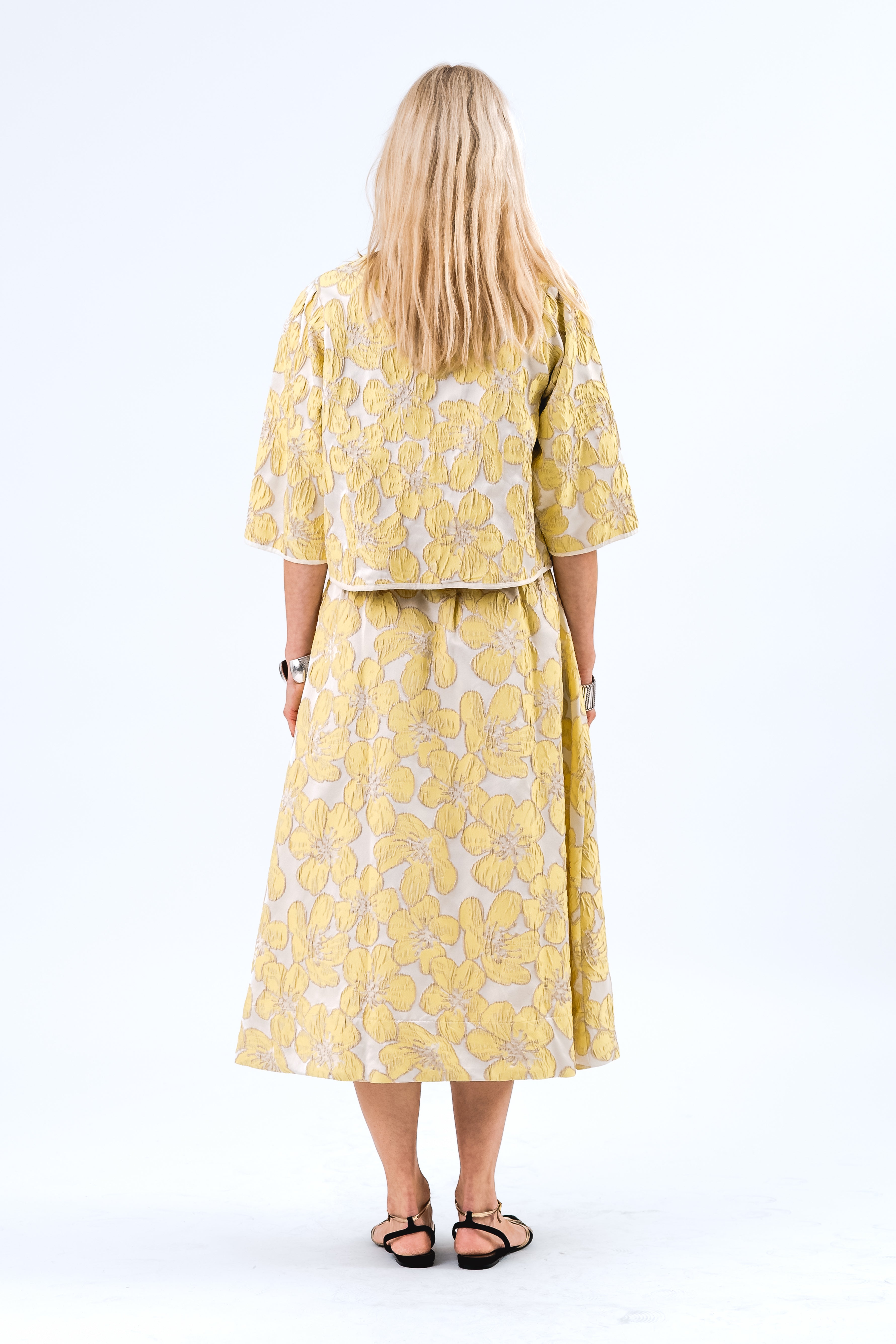 Lollys Laundry TrineLL Short Jacket 3/4 Jacket 93 Light Yellow