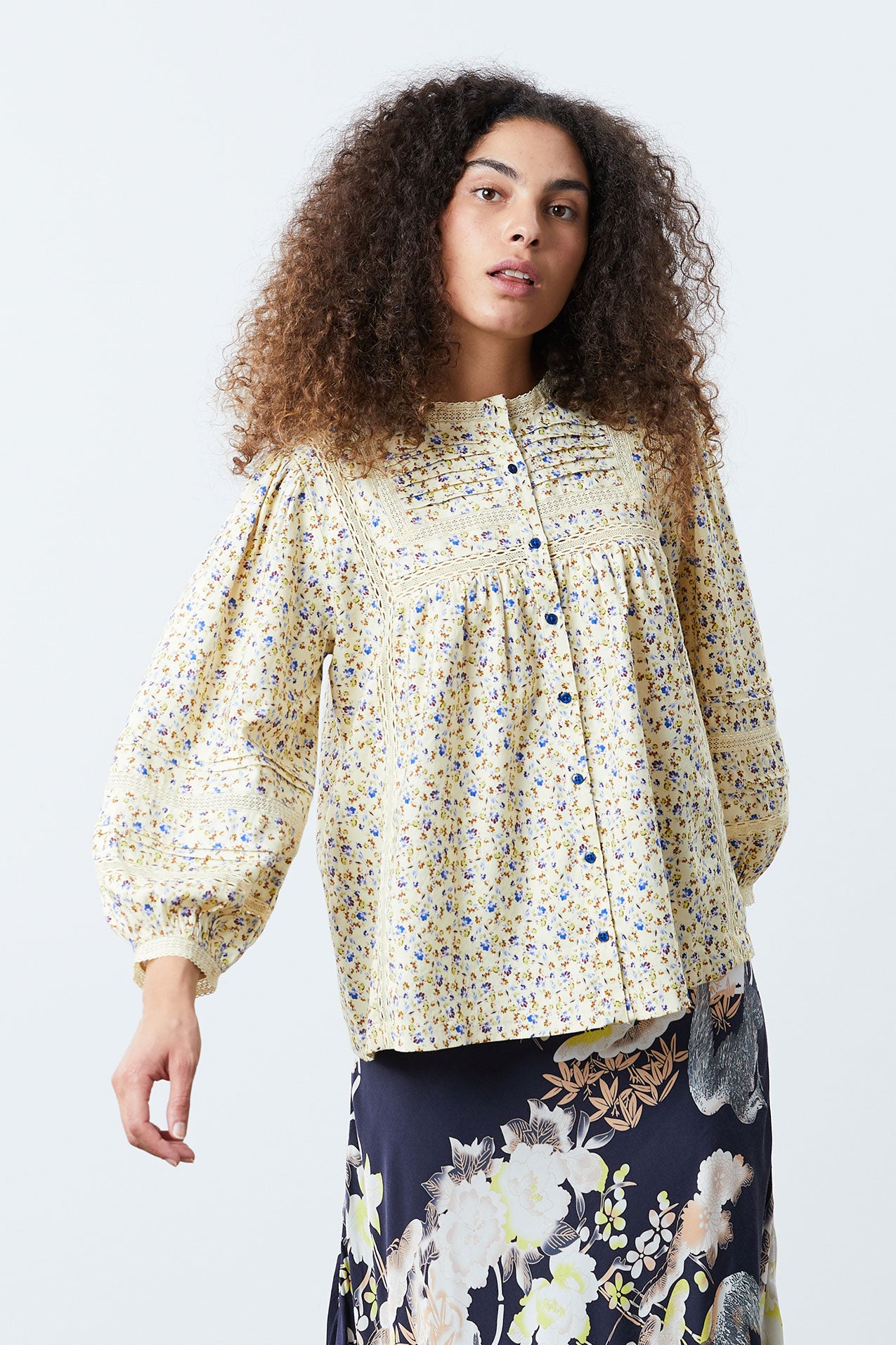 Lollys Laundry Tulia Shirt Shirt 74 Flower Print