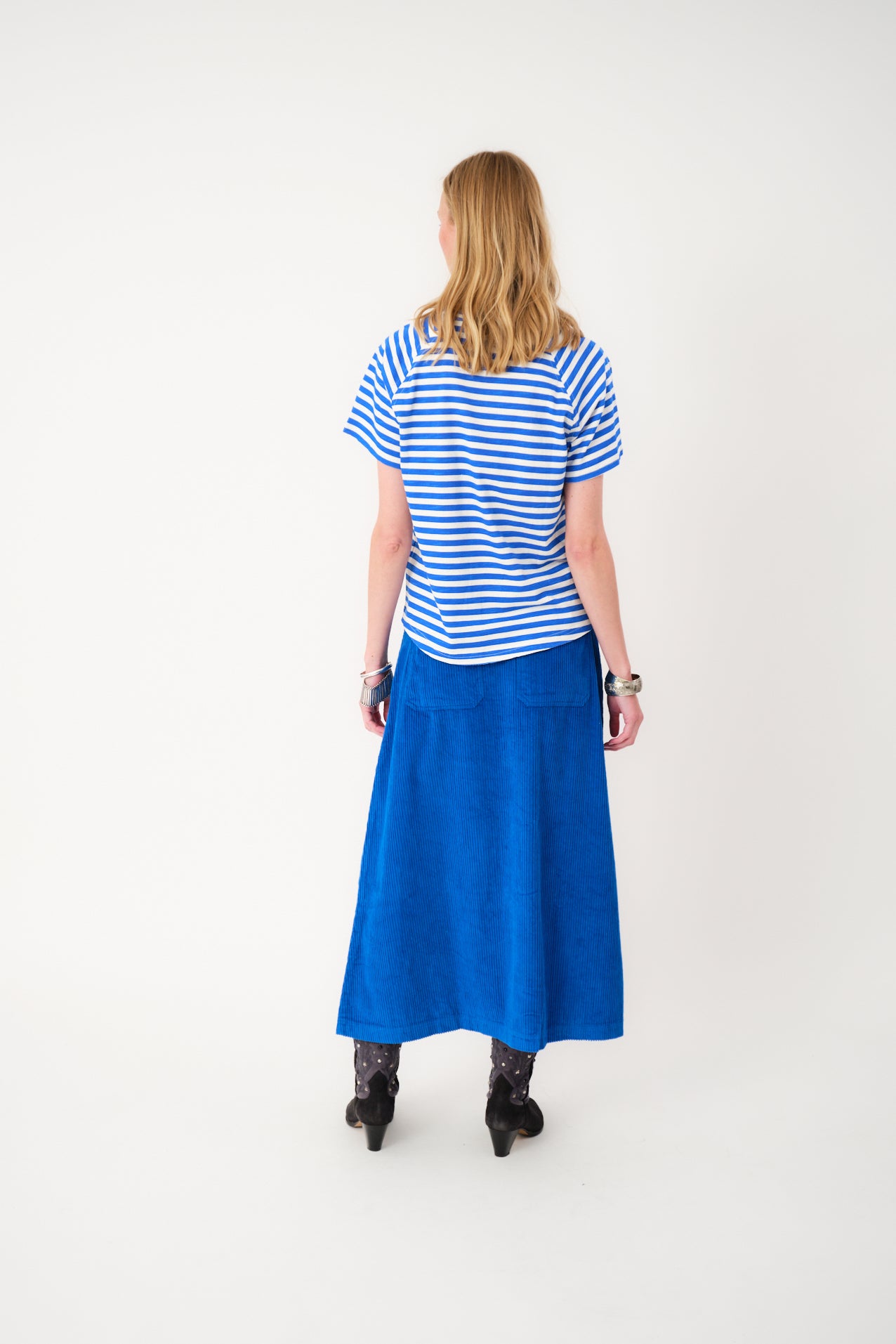 Lollys Laundry UnaLL Maxi Skirt Skirt 97 Neon Blue