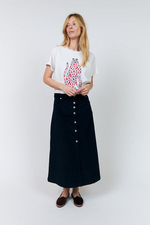 Lollys Laundry UnaLL Maxi Skirt Skirt 23 Dark Blue