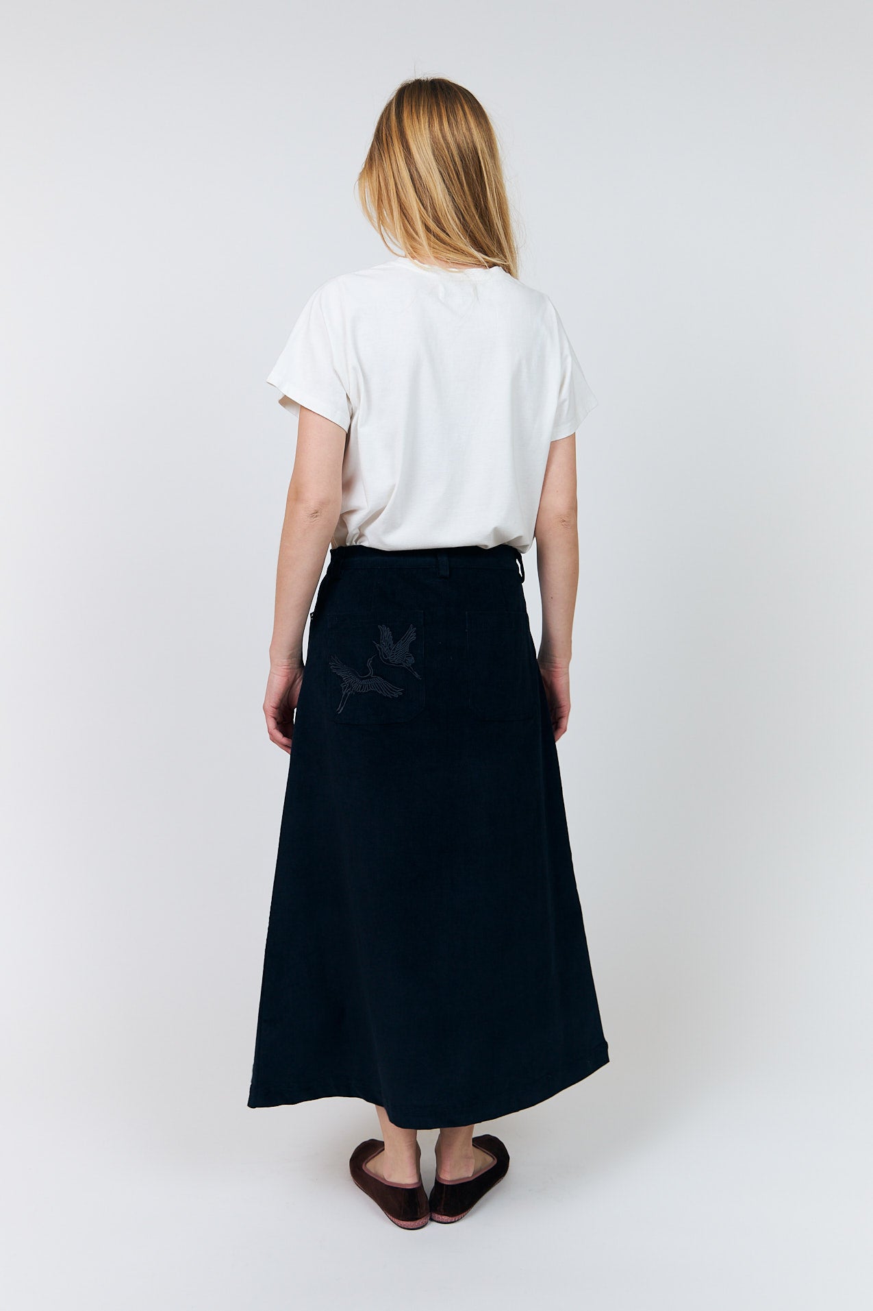 Lollys Laundry UnaLL Maxi Skirt Skirt 23 Dark Blue