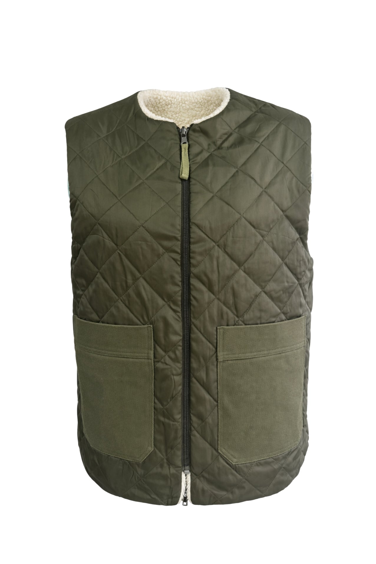UnityLL Reversible Vest for Women in Dark Green | Lollys Laundry