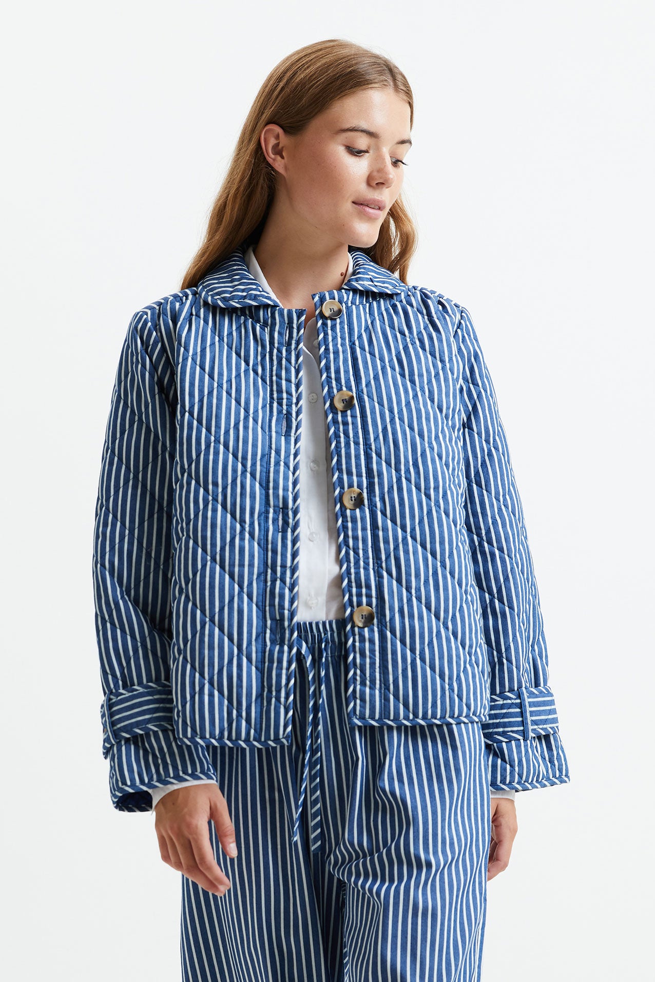 Lollys Laundry Viola quiltet Jacket Jacket 80 Stripe