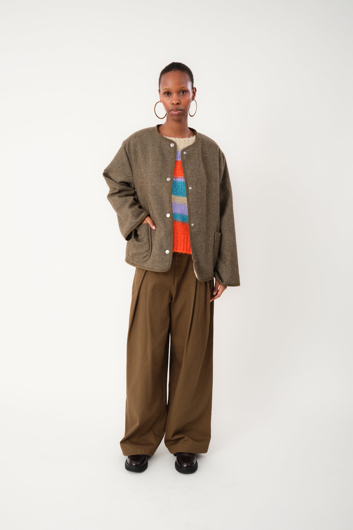 Lollys Laundry YarraLL Jacket Outerwear 87 Dark Mokka
