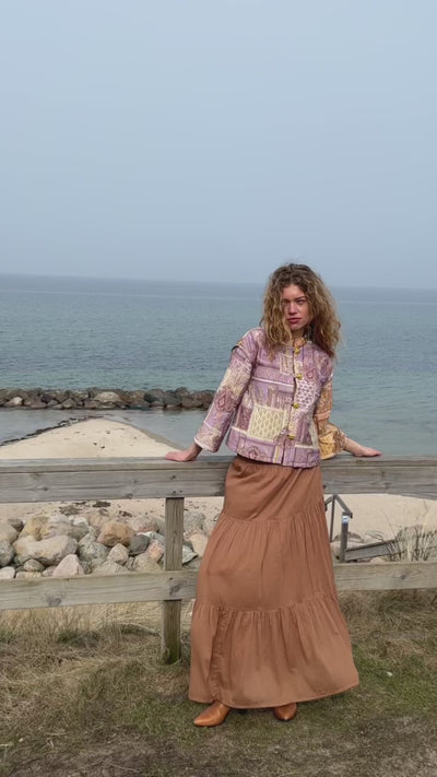 Lollys Laundry DiamondLL Maxi Skirt Skirt 58 Camel