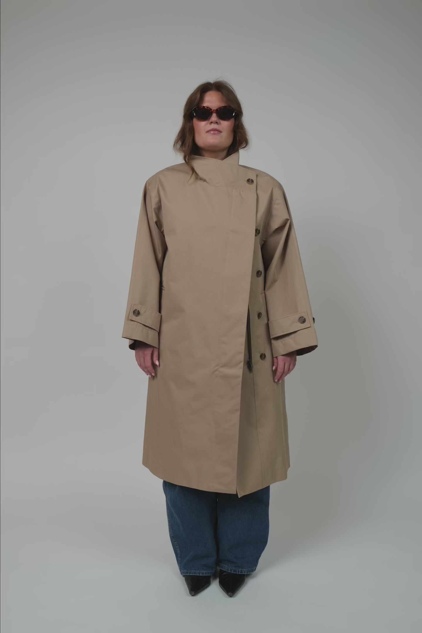 RussiLL Coat - Exclusive waterproof coat dark brown | Lollys Laundry