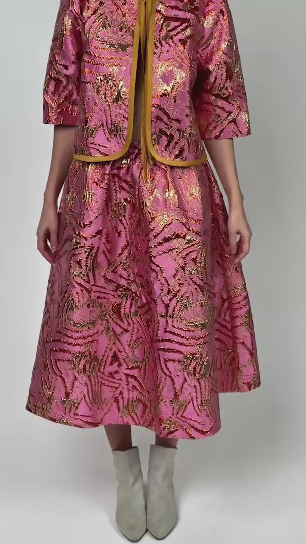 Lollys Laundry BristolLL Midi Skirt Skirt 51 Pink