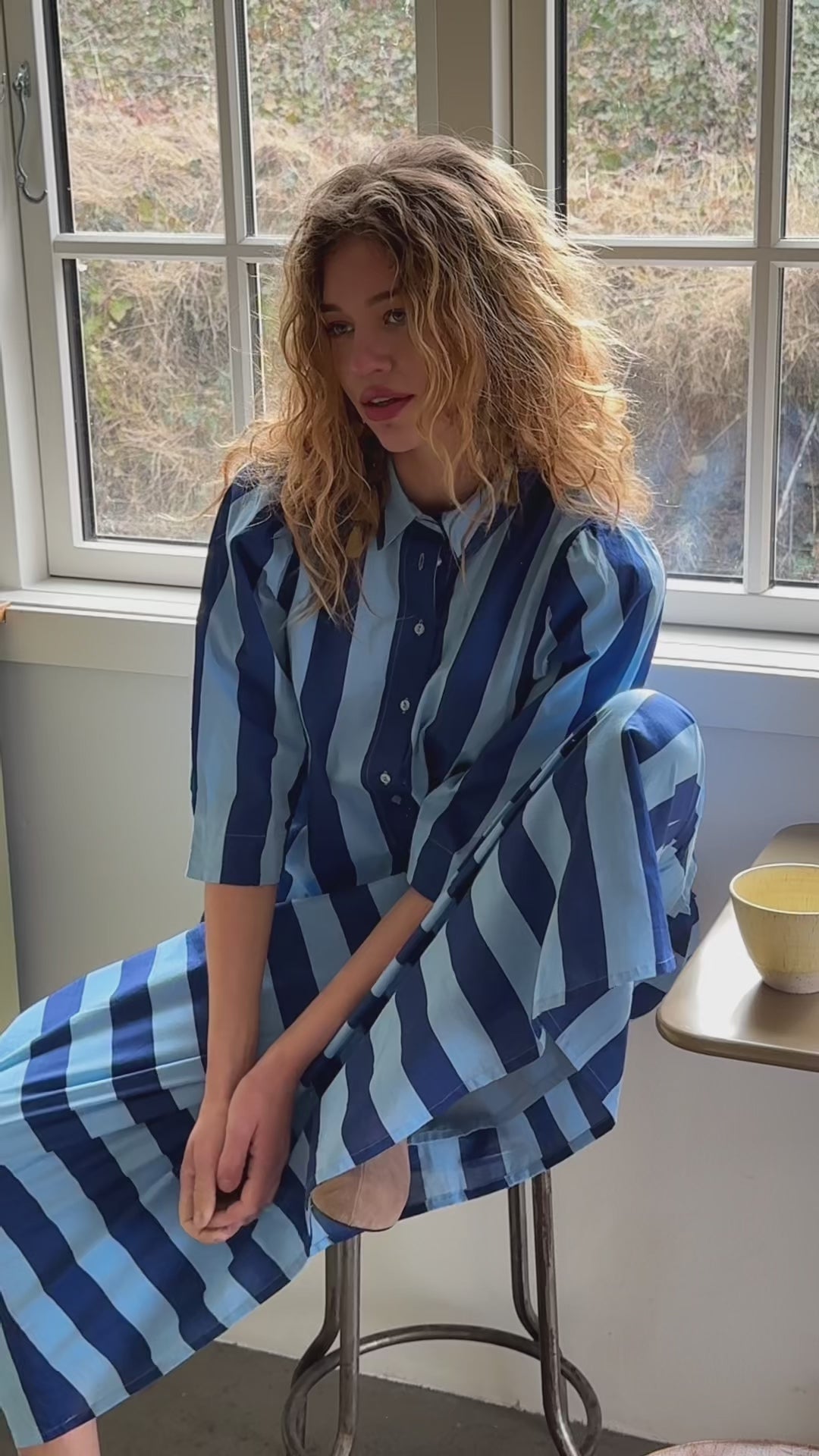 BonoLL Shirt in blue with stripes | Lollys Laundry