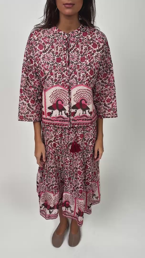 Lollys Laundry SunnyLL Midi Skirt Skirt 30 Red