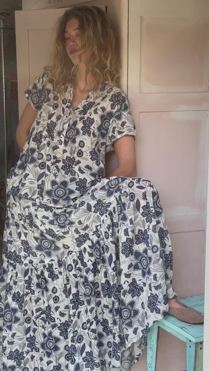 Lollys Laundry HeatherLL Top SS Top 20 Blue