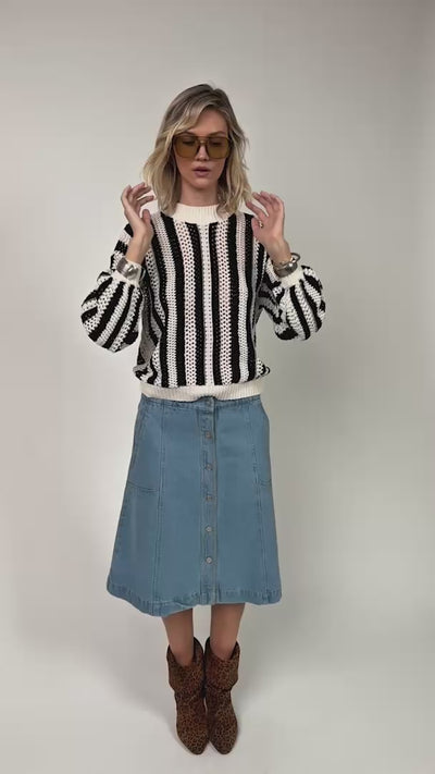 Lollys Laundry LusaLL Knit Jumper Jumper 99 Black