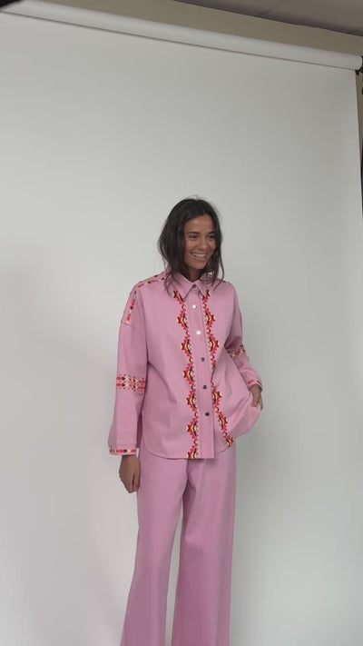 Lollys Laundry VeidaLL Overshirt Shirt 51 Pink