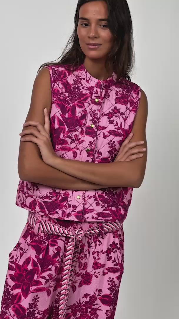 Lollys Laundry CairoLL Vest Vest 51 Pink