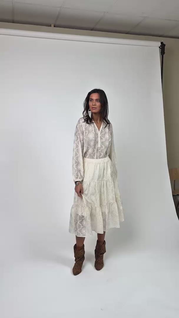 Lollys Laundry BiancaLL Shirt Shirt 02 Creme